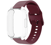 22mm Silicone Strap With Case For Xiaomi Redmi Watch 5 Active Lite Smart Watch Wrist Band And Case For Redmi Watch 5 Active Lite