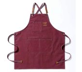 Sleeveless Canvas Apron Home Kitchen Gardening Cowboy Work Dress Women's Kitchen Restaurant Work Apron