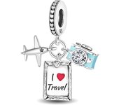 925 Sterling Silver Pink Crown Perfume  Pendant beads Fit Diy Bracelet Necklace Making Gift Of High Quality Jewelry