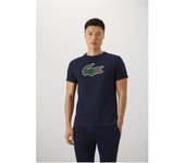 LACOSTE CAMISETA LACOSTE LOGO GRANDE ULTRA DRY AZUL MARINO