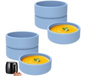 3Pcs Air Fryer Egg Mold Silicone Egg Poacher Cups Nonstick Egg Boiler Mould Cup Microwave Cooker Egg Bite Maker for Oven Kitchen