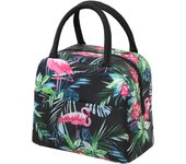 Functional Pattern Cooler Lunch Box Portable Insulated Canvas Lunch Bag Thermal Food Picnic Lunch Bags For Women Kids