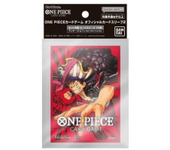 Pokemon Fundas para Cartas One Piece TCG - Luffy Roja (70 Unidades) - Protección Duradera
