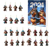24pcs/set Christmas Advent Calendar Box Kraft Paper Candy Box 24 Days Countdown to Xmas Gift Boxes Navidad New Year Decorations