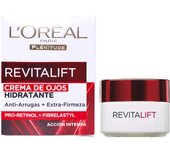 L'ORÉAL PARIS Revitalift Contorno de Ojos Anti-edad Hidratante, Antiarrugas y Extra Firmeza, 15 ml