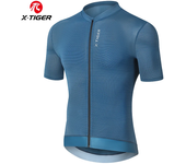 X-TIGER Cycling jersey Men Women Breathable Short Shirt Quick Dry Bike Slim Fit Pro Cycling Jersey SPF 50 MTB Road Bike Jersey