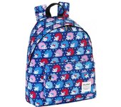Safta Mochila Escolar Blackfit8 Hedgehog Azul 40cm con Erizos de Colores