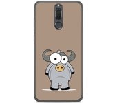 Tumundosmartphone Funda Gel Tpu para Huawei Mate 10 Lite Diseño Toro Dibujos