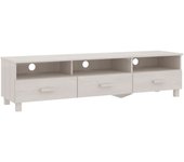 Mueble TV combinadoMueble de TV HAMAR madera maciza de pino blanco 158x40x40 cm