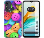 Funda Silicona para Zte Blade A53 diseño Smile Dibujos