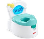 Orinal Océano Fisher Price - Aprende a Ir Al Baño Solito - Luces y Sonidos - Transición Fácil - 38 X 28 X 32 Cm