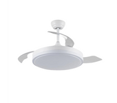 ONSSI®Ventilador de Techo con Luz Led 68W (36W/Luz+32W/Motor),Mando a Distancia Cambiar de Color,Invisible con 6 Velocidad,