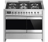 Cocina de Gas 100x60cm Smeg A2PY-81 Acero Inoxidable smeg  Cocinas SMEG 8017709256760