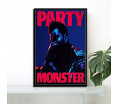 Canvas Paintings The Weeknd Posters and Print Rap Music Album Star Boy R&B House Balloons Wall Art Picture for Living Room Decor