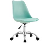 Silla de Escritorio Ergonómica con Ruedas Modelo Eyre de Orion91  Silla Nórdica Acolchada Giratoria Moderna Altura Ajustable  Silla de Escritorio de Oficina Estudio Dormitorio 97x47x58cm