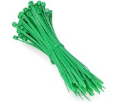 Bridas Nailon Fischer Verde 20 cm (100 Unidades)