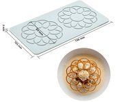 Multi-style Cake Lace Cushion Love Bubble Leaf Molecular Cuisine Creative Chinese Food Plate Silicone Mold Kitchen Baking Tool