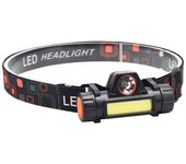 Outdoor Headlights with Long Battery Life and Strong Light LED Night Fishing Charging Head Mounted Magnetic Flashlight