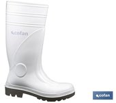 Cofan Bota de Agua Alta de Seguridad S-4 Blanca