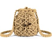 Bolso Bandolera Pequeño de Playa de Paja para Verano