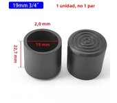 Black Round Chair Leg Caps PVC Rubber Furniture Feet Pads Non-Slip Tubing End Covers Floor Protectors Pads Table Bottom Cover