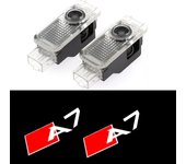 For Audi A7 2009 - 2011 2012 2013 2014 2015 2016 2017 2018 2019 2020 Car Door Light Led HD Projector Lamp Accessories