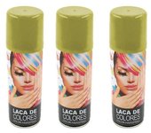 Spray de Color para el Cabello de Aerosoles - Perfectos para Celebraciones y Transformaciones de Estilo en Segundos - Lacas de Pelo Color 125ml PLUS HOME - Cambio Rápido y Lavable - Tu Look