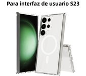 For Galaxy Wireless Magnetic Clear Case Samsung S25 S23 S21 Fe S24 Ultra S22 Plus Z Fold Flip 6 5 4 3 Magsafe Magnets Cover