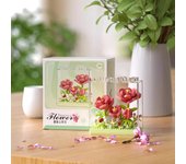 Creative building blocks Dream Flower Box Everlasting Flower Series Desktop Ornaments Girls Bouquet Gifts Assembled Toys