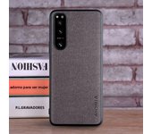 Textile Leather Case for Sony Xperia 1 IV 5 IV 10 IV soft TPU with back hard PC material protection cover