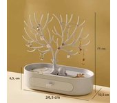 Jewelry Rack Antlers Earrings Necklaces Rings Display Bracelet Deer Jewelry Organizer Cases Stand Tray Tree Gifts For Women