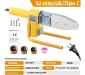 800/1000W Pipe Welding Machine 220V Pipe Welding Iron PB/PP/PE/PPR Pipe Welding Tools, Home Water Pipe Plastic Welding Tools