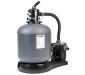 Suinga Filtro de Arena para Piscinas Suinga, Monobloc de Filtración Autoaspirante con Válvula Selectora de 6 Vías