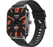 Reloj inteligente popular con llamadas, podómetro, monitorización de la frecuencia cardíaca y la presión arterial, reloj multifunción para deportes al aire libre.