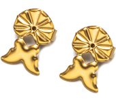 20pcs/Lot Stainless Steel Heart Butterfly Round Earring Lifters Backs for Ear Studs Plug Stoppers Accessories Jewelry Supplies