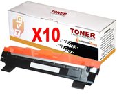 Pack 10 Toner compatibles TN1050 / TN-1050 para Brother DCP-1510 1512 1610W 1612W - HL-1110 1210W 1212W 1112 - MFC-1810 1910W