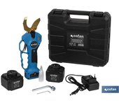 Tijeras de podar eléctricas con baterías ø40 mm li-ion 25v 2ah