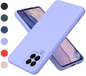 Luxury Original Phone Case for Samsung A12 M12 F12 Liquid Silicone Fundas For Galaxy A12 4G 5G Camera Protective Cover Case