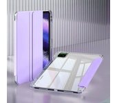 Tablet for Lenovo Tab M11 TB330FU Case with Pen Holder Folding Stand Acrylic Clear Hard Cover Xiaoxin Pad 2024 Case 11 inch