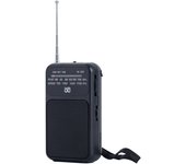 J-555 Am/FM Radio Portatil Pequeña Recargable, Carga USB-C, Radios Pequeña Pilas, con Toma de Auriculares, Transistor Radio de Bolsillo con Clip y cordón para Correr, Acampar. (Azul)