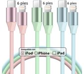 3pcs 20W 6FT[MFi Certified]Type-C to iphone Fast Charging Cable Compatible with IPhone 14/13/12/11/8/7/6/XR/XS/iPad mini