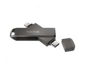 Sandisk ixpand luxe memoria usb-c y lightning 64gb - color negro (pendrive)