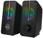 Altavoces NGS GSX-150/ 12W/ 2.0/ Negros