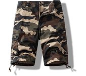 Men's Cotton Shorts Cargo Knee Pants Tactical Casual Sports Shorts Man Hiking Fishing Y2K Clothes