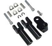 For Harley Softail Slim Fls Flss 12-2017 Cross Bones Flstsb 2008-2011 Motorcycle Passenger Foot Pegs Support Mount Clevis Kit