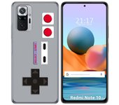 Tumundosmartphone Funda Gel Tpu para Xiaomi Redmi Note 10 Pro diseño Consola Dibujos