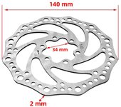 For Xiaomi Electric Scooter M365 Disc Brake  6 Holes 140mm 160mm   Rear Wheel