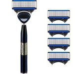 Shaver Six Layer Blade Tool Holders  Replacement Cutter Heads Stainless Steel Razor for Men Old Style Blades Razor
