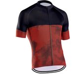Camiseta De Ciclismo Para Hombres MTB Camiseta De Bicicleta Corta Secado Rápido Zíper Completo Poliéster Verano Deporte MOV