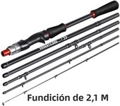 Sougayilang 1.8m 2.1m Lure Fishing Rod Carbon Fiber Spinning Casting Fishing Rod Bait Weight 10-30g Travel Fishing Pole Pesca